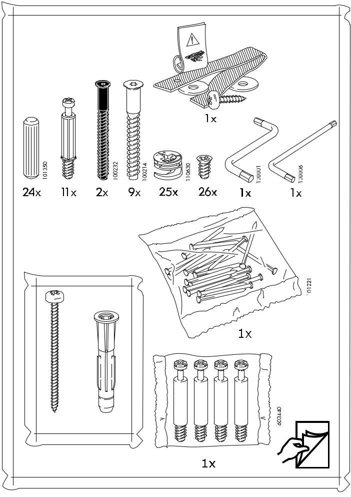 Ikea 90318607, 10322972, 00318598 Assembly instructions