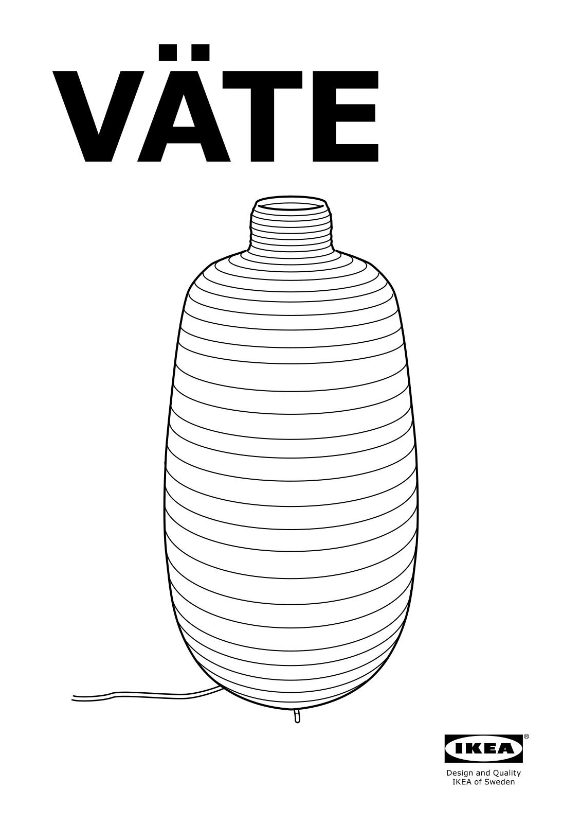 IKEA VATE User Manual