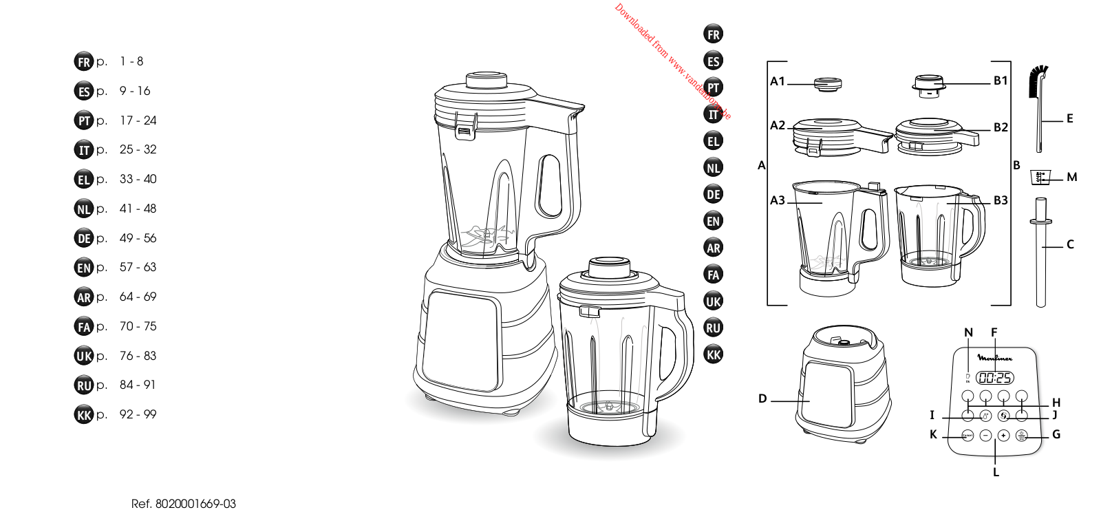 MOULINEX LM985A10 User Manual