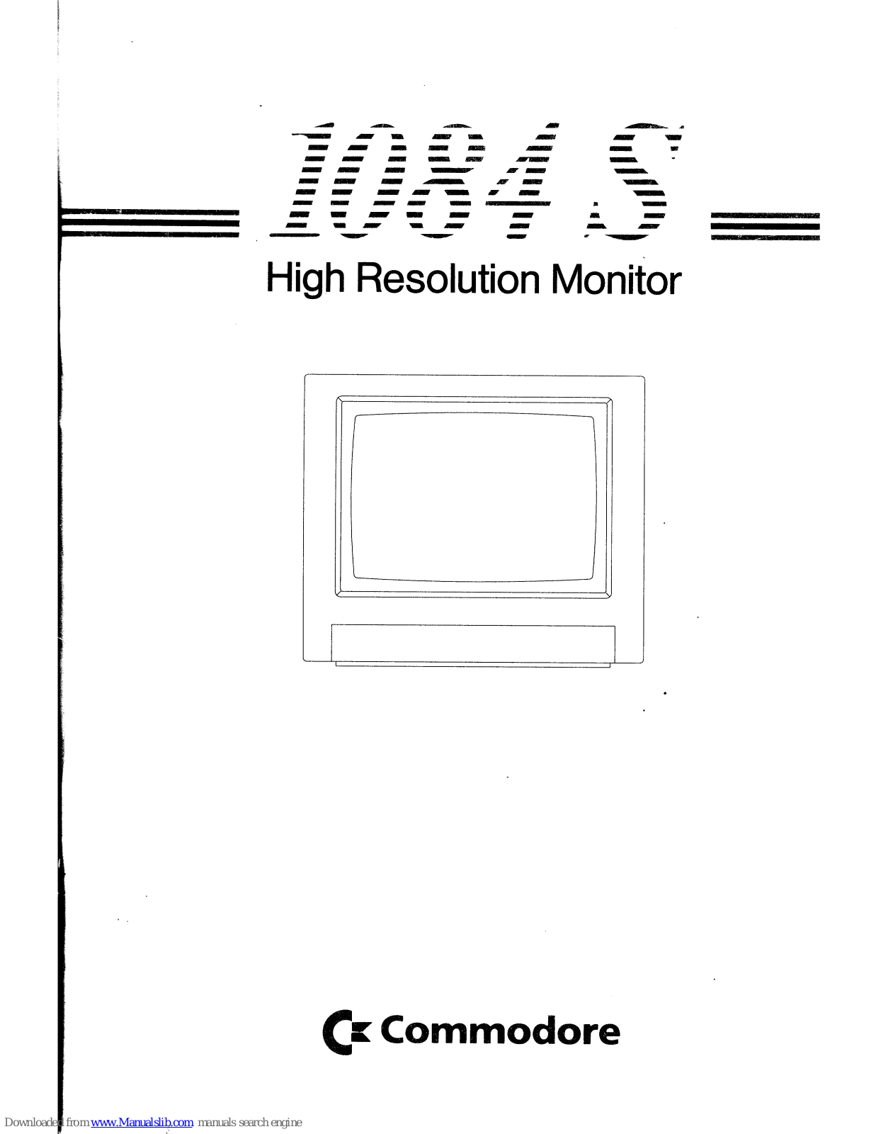 Commodore 1084S User Manual