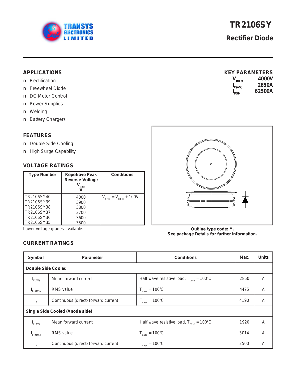 Datasheet TR2106SY37, TR2106SY36, TR2106SY35, TR2106SY40, TR2106SY39 Datasheet (TEL) - ManualMachine.com
