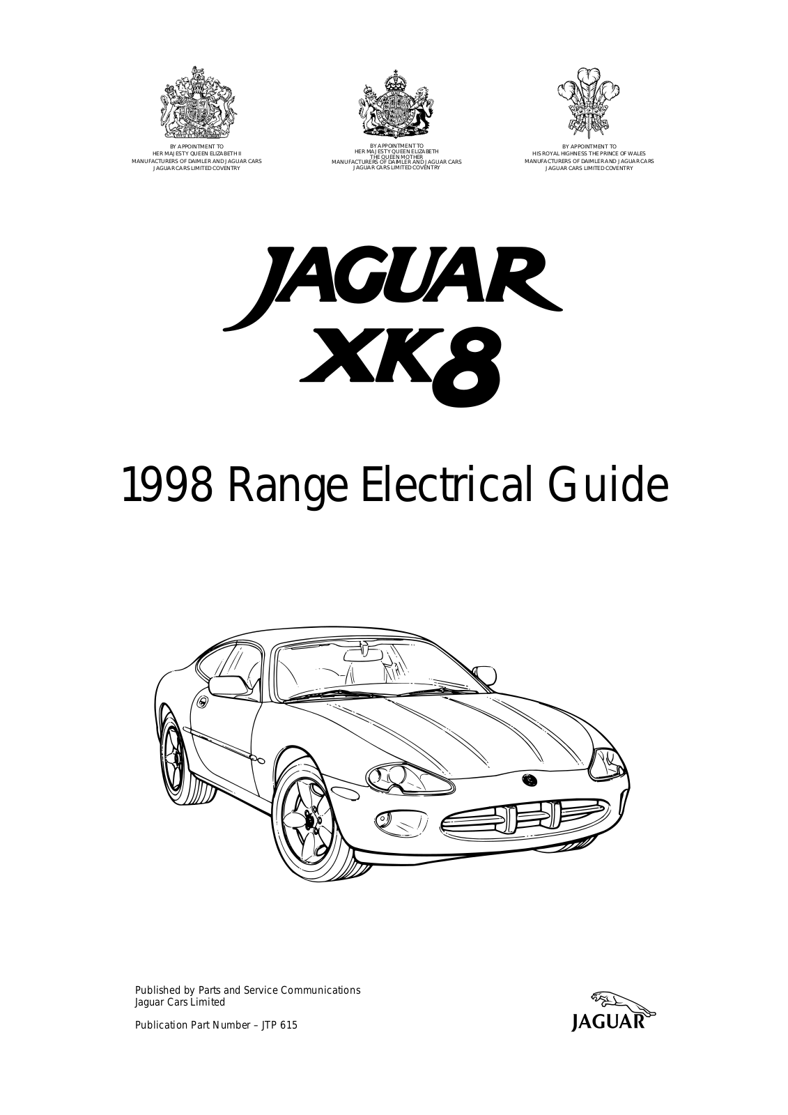 Jaguar XK8 User Manual