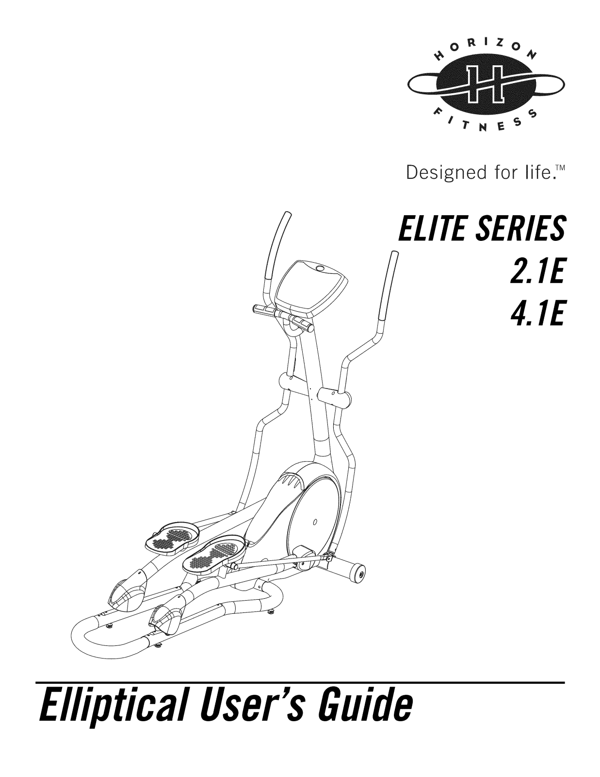 Horizon 4.1E, 2.1E Owner’s Manual