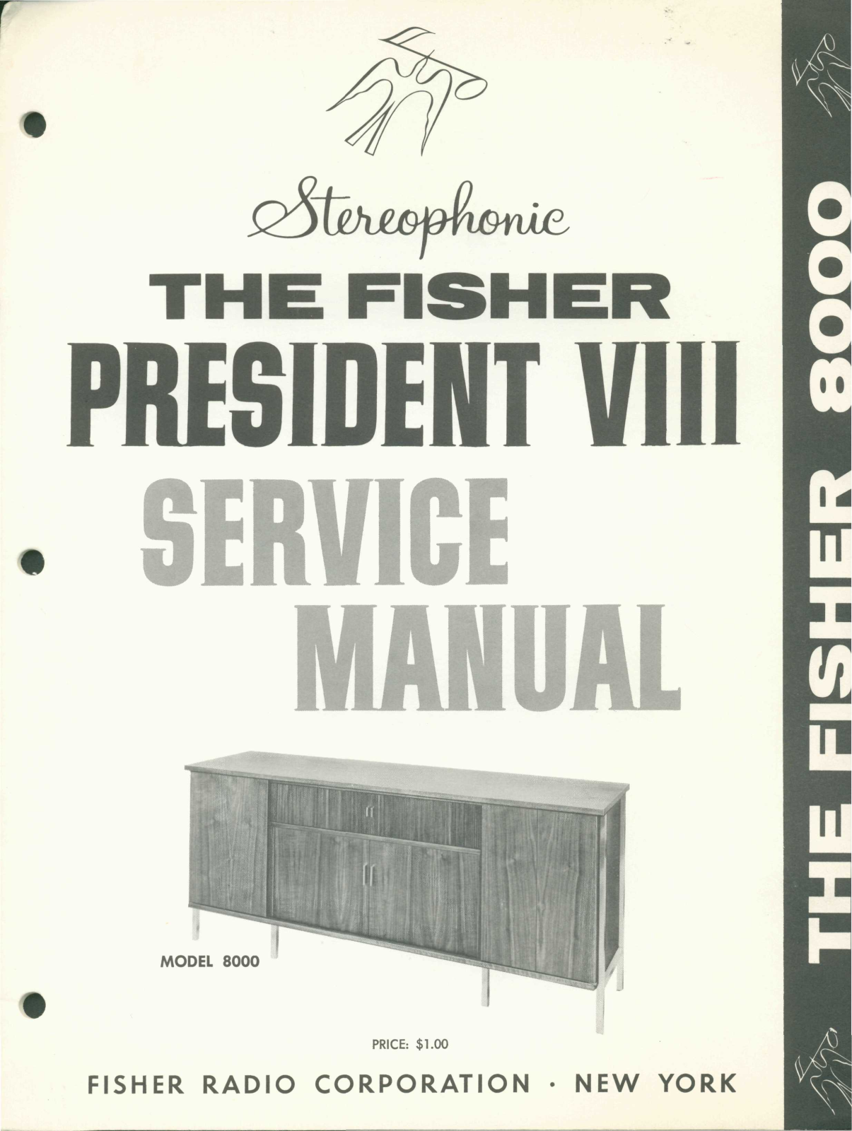 Fisher President-8-8000 Service Manual