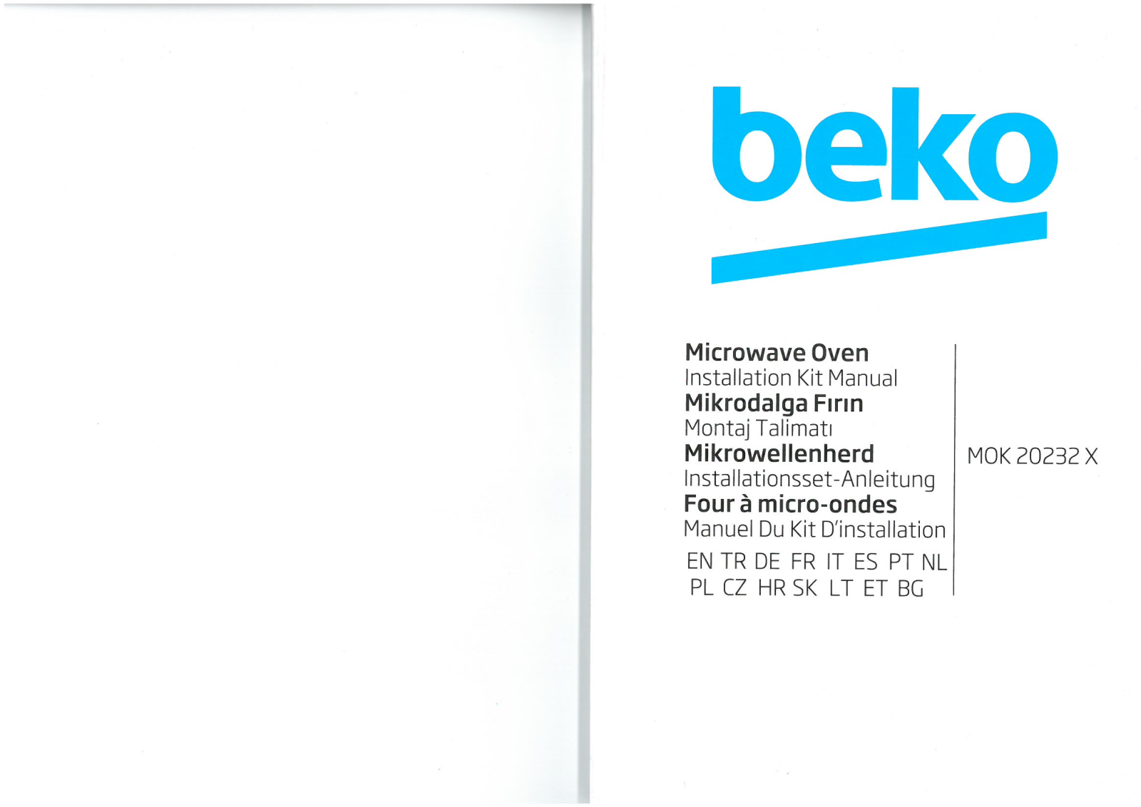 Beko MOK20232X User Manual