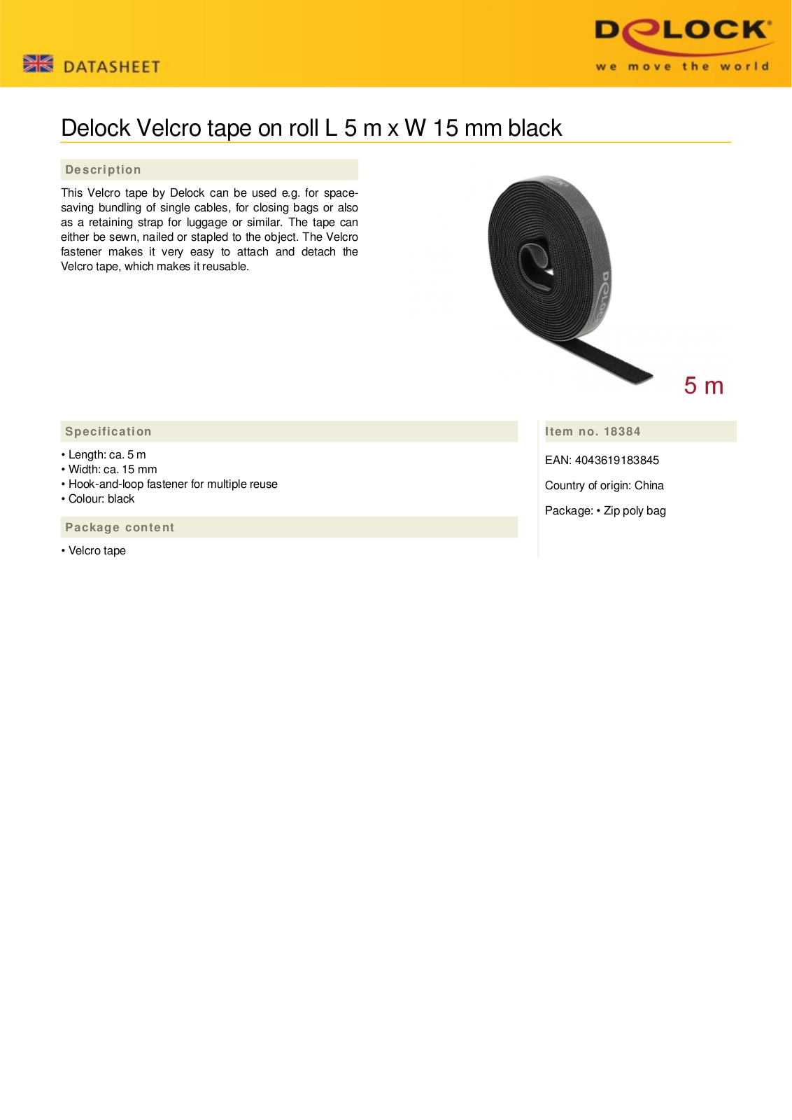 DELOCK 18384 Datasheet - ManualMachine.com