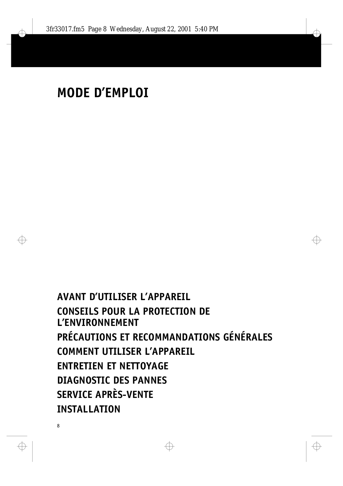 WHIRLPOOL AKR 446 IX, AKR 446 NB, AKR 446 WH User Manual