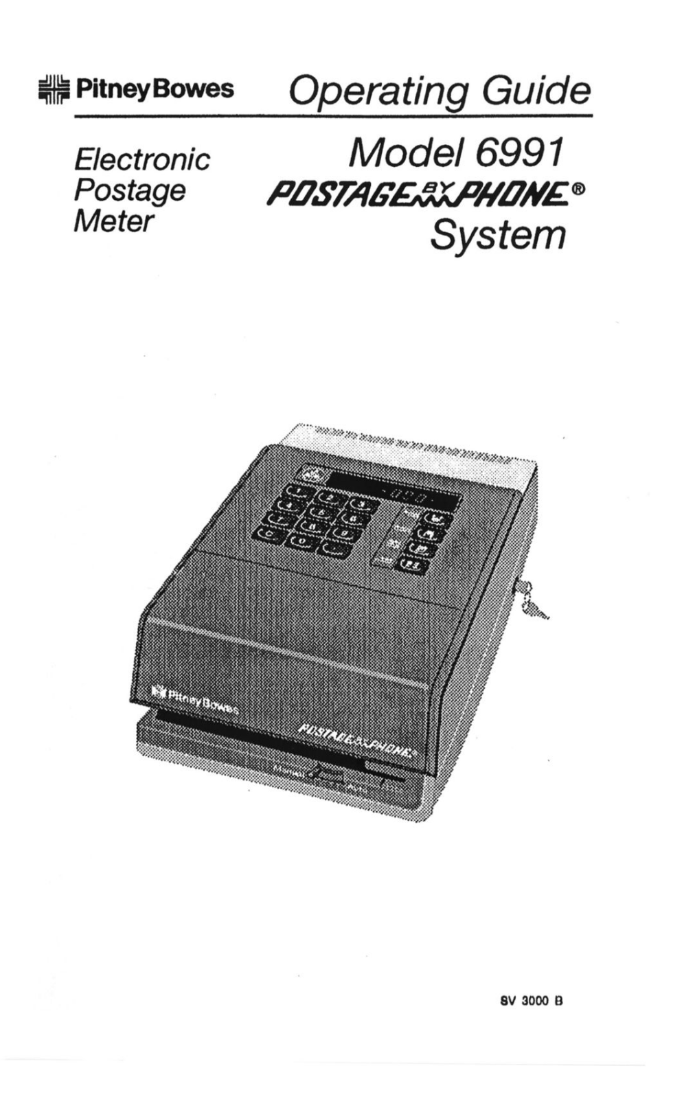 Pitney Bowes 6991 Operating Guide