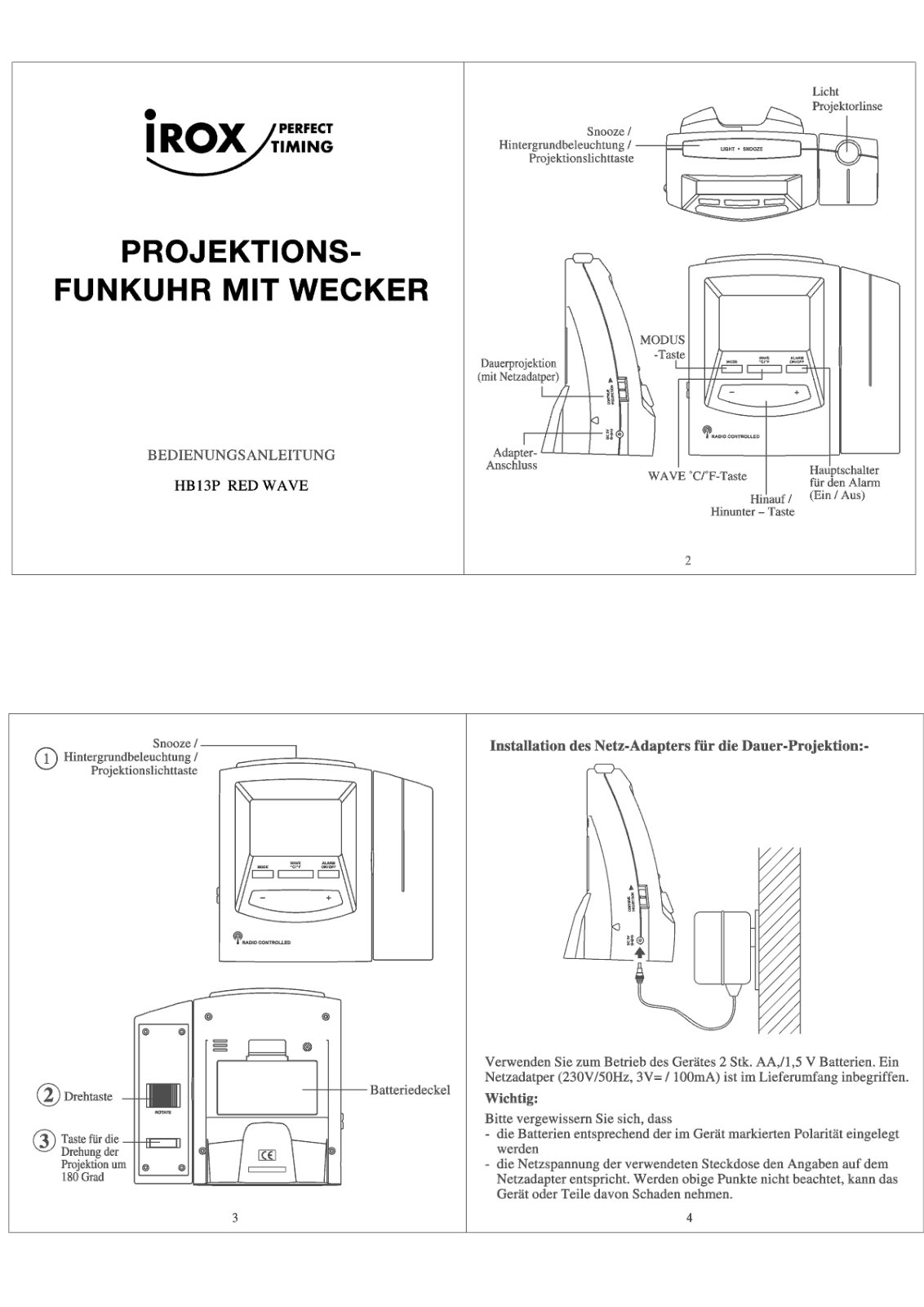 Irox RED WAVE User Manual