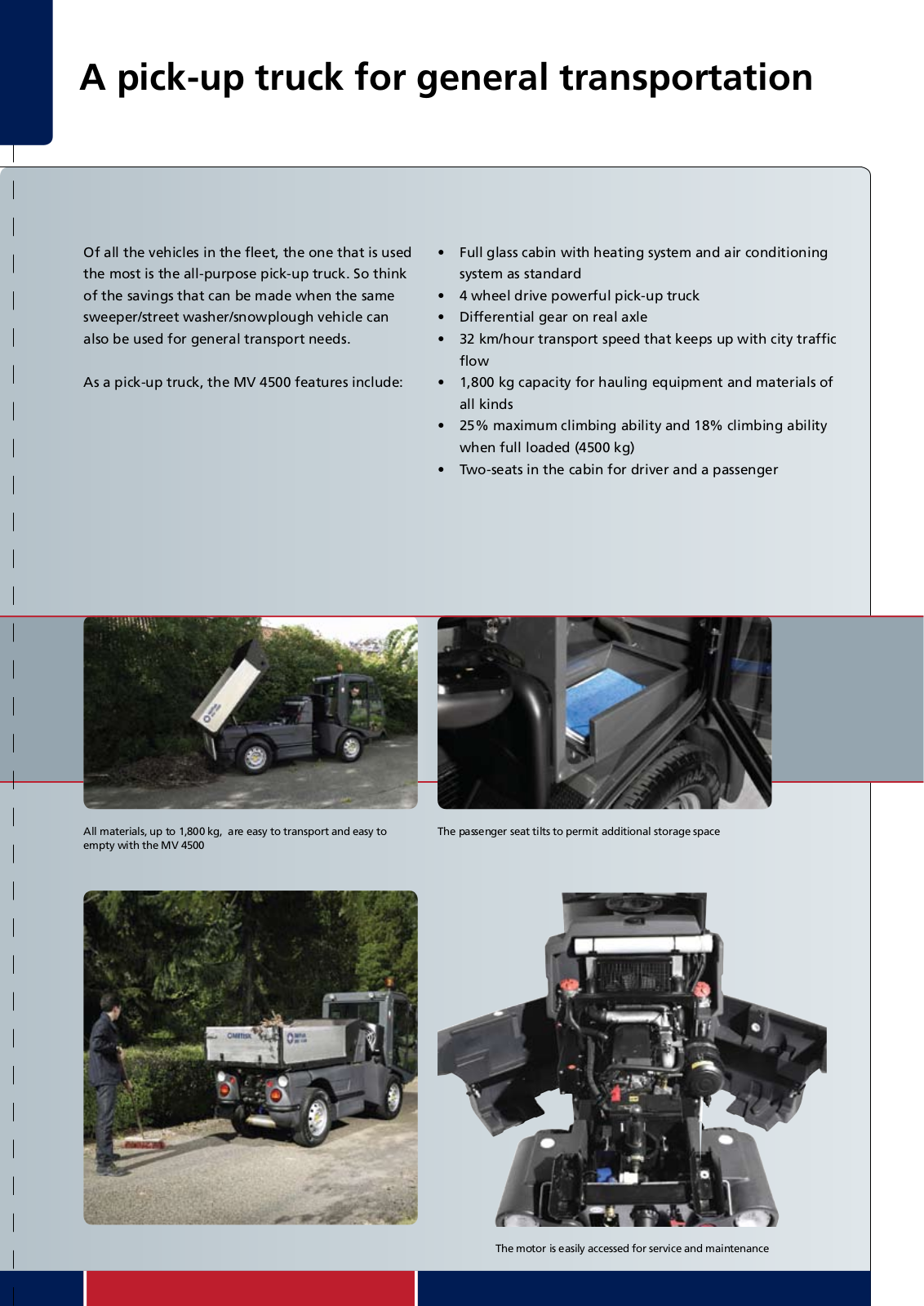 Nilfisk MV 4500 DATASHEET