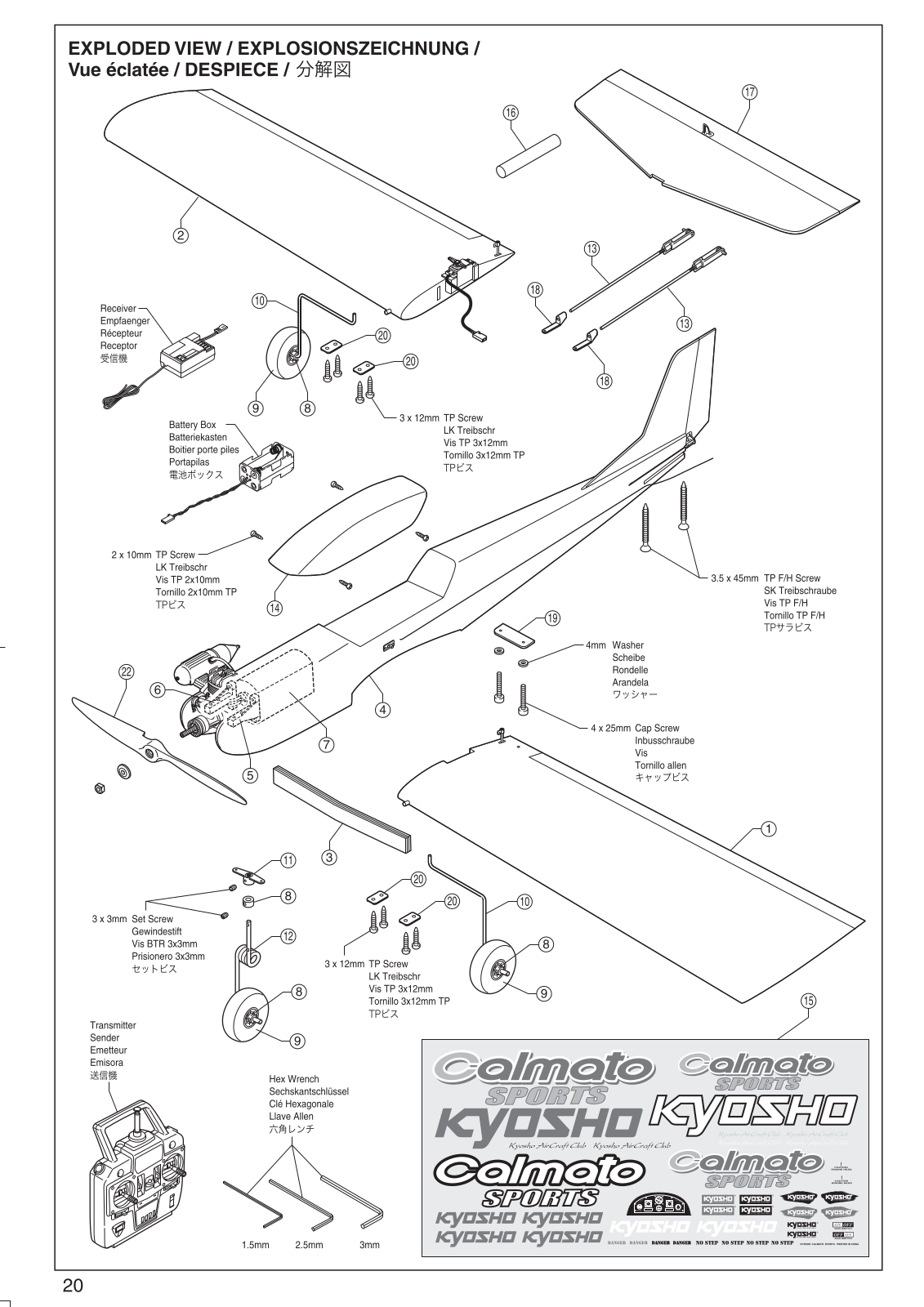 KYOSHO CALMATO 40 SPORTS User Manual