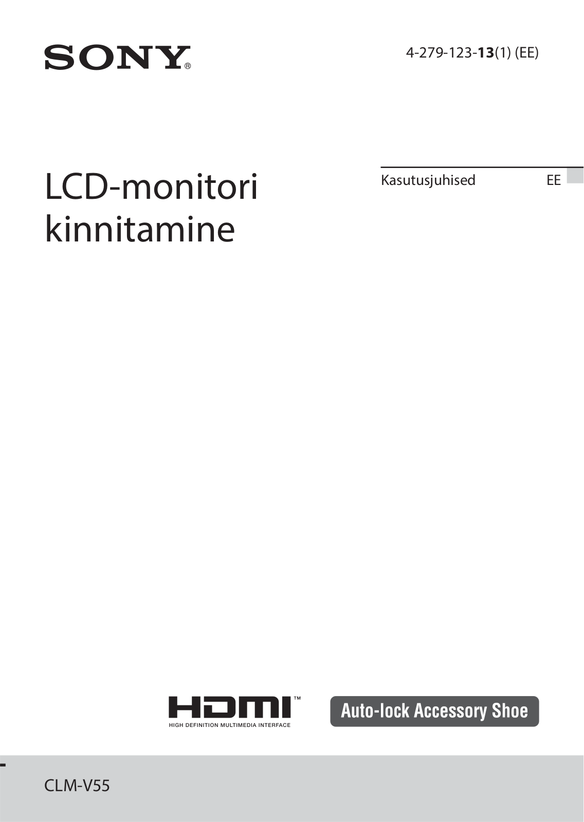 Sony CLM-V55 User Manual