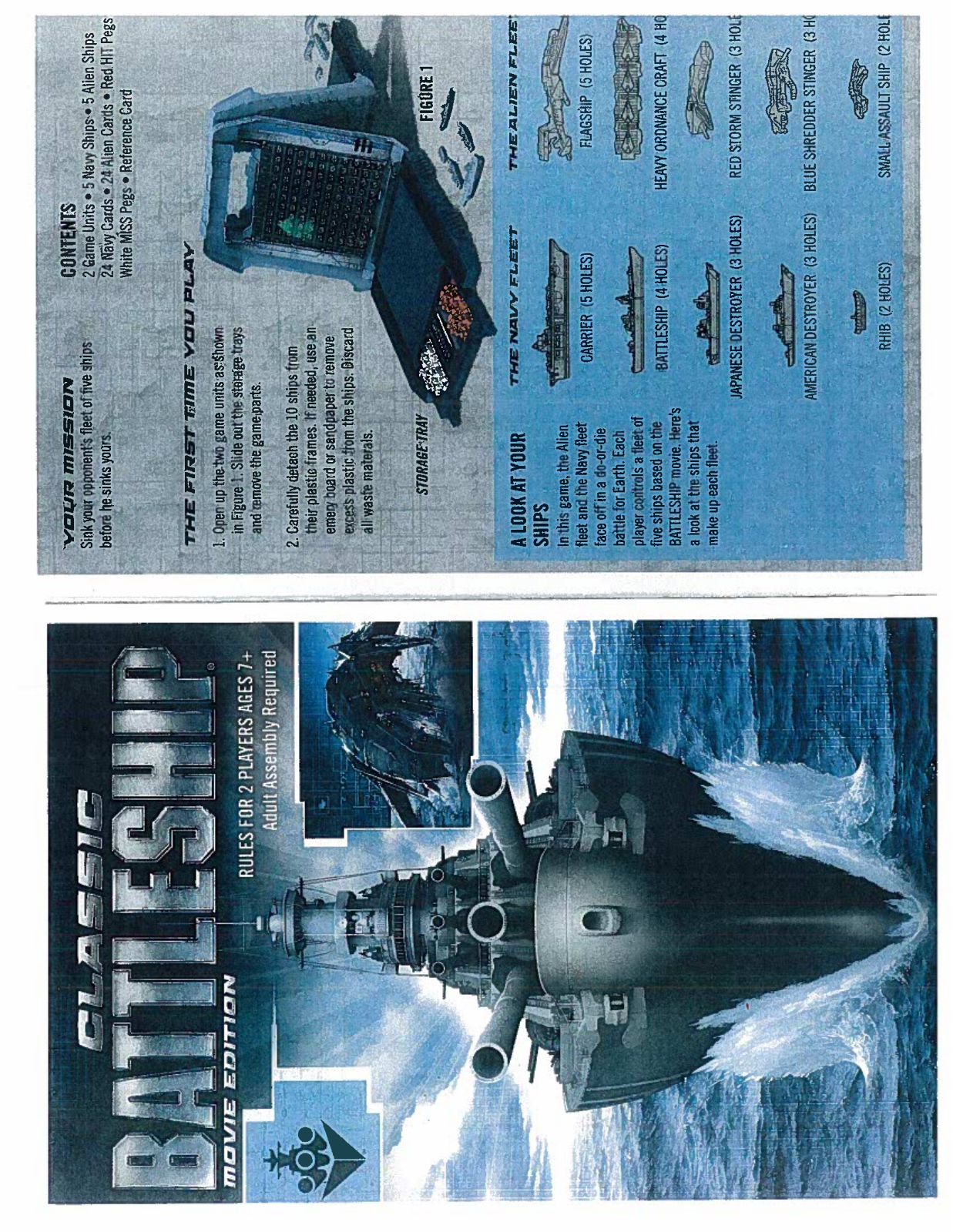 HASBRO Battleship Classic Movie Edition User Manual