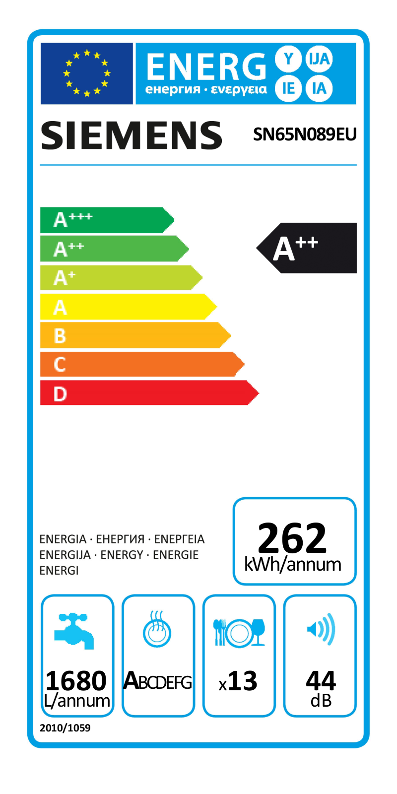 Siemens SN65N089EU User Manual