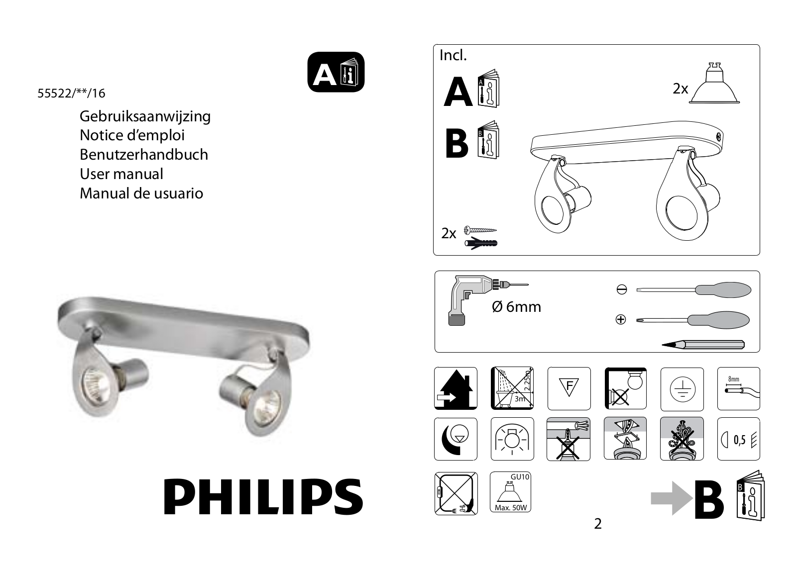 Philips 555224816 User Manual