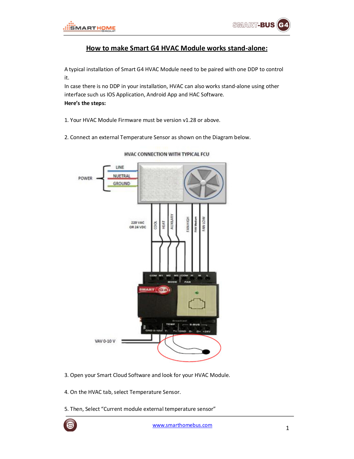 Smart-Bus G4 User Manual