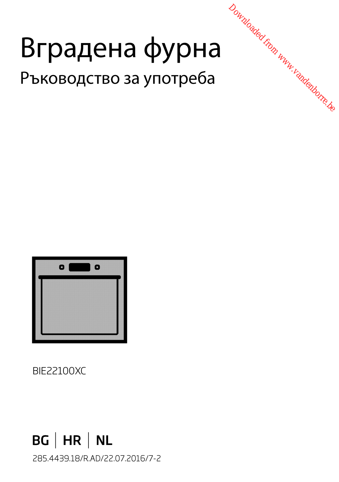 BEKO BIE 22100 XC User Manual