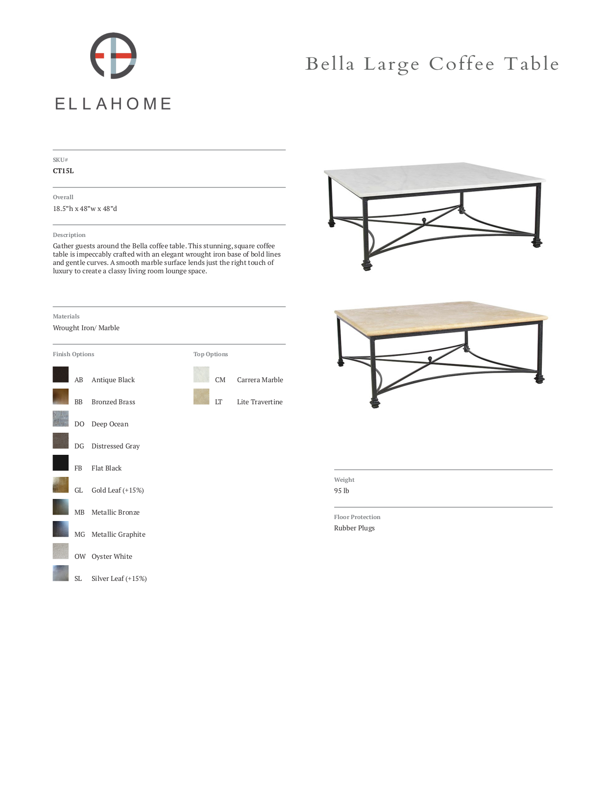ellahome FRQP1455 Specifications - ManualMachine.com