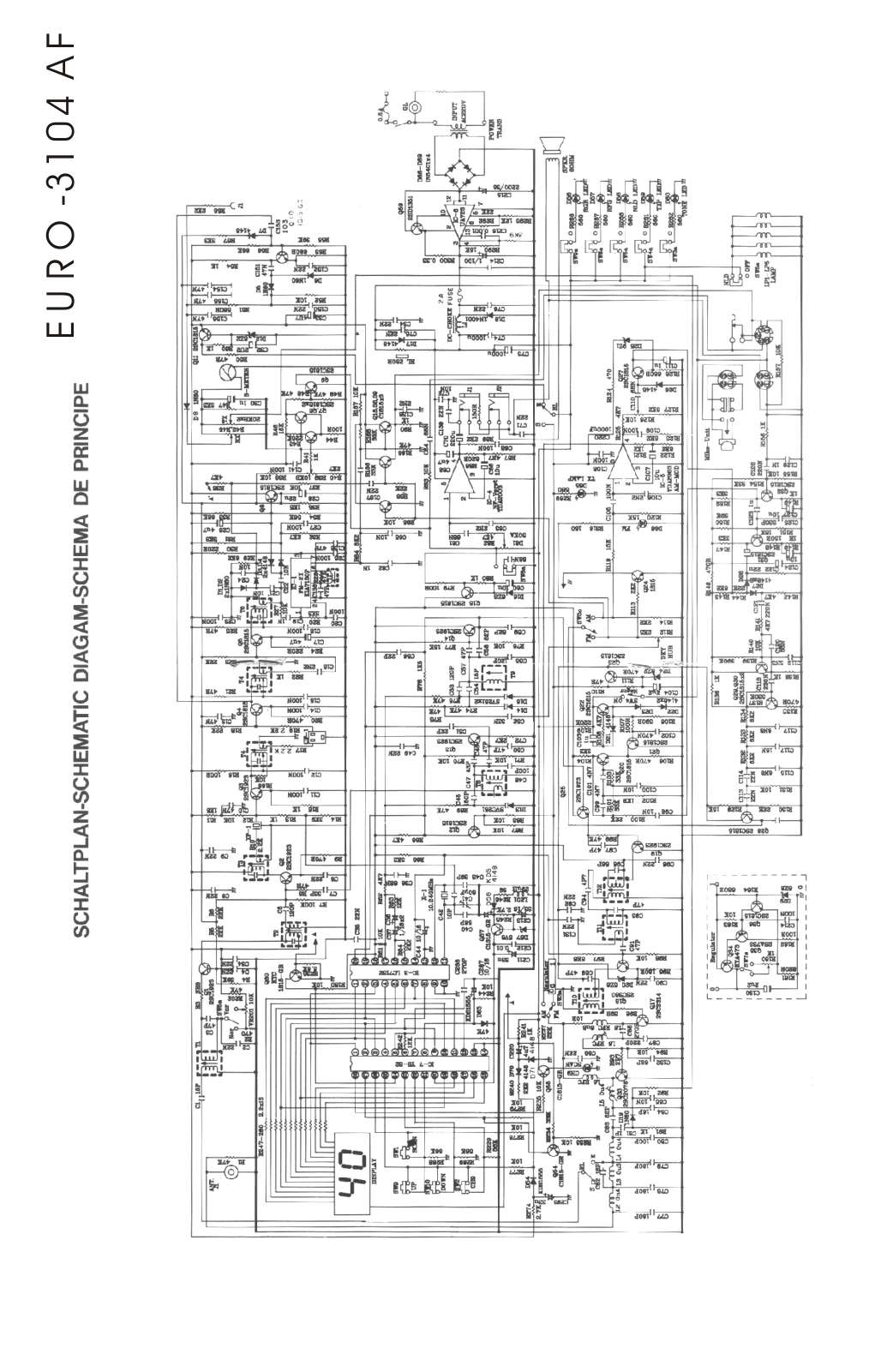 team Euro B3104 AF Schematic