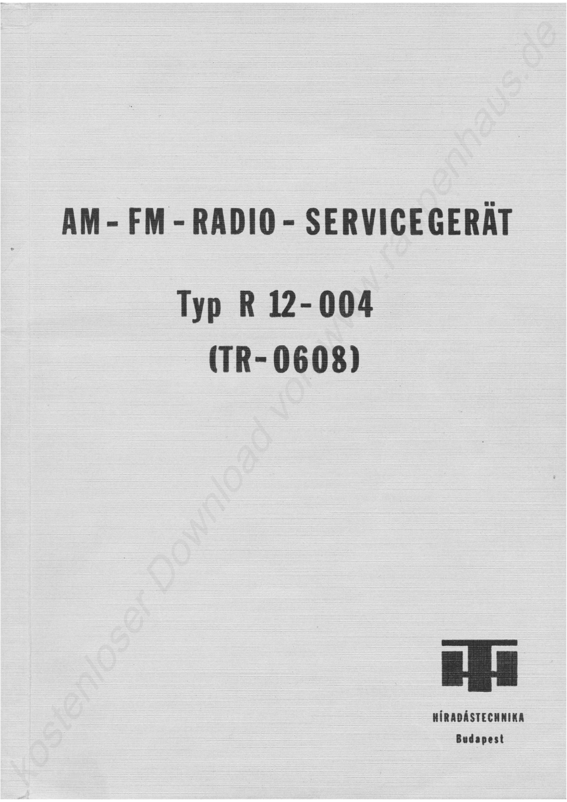 EMG TR-0608 User Manual