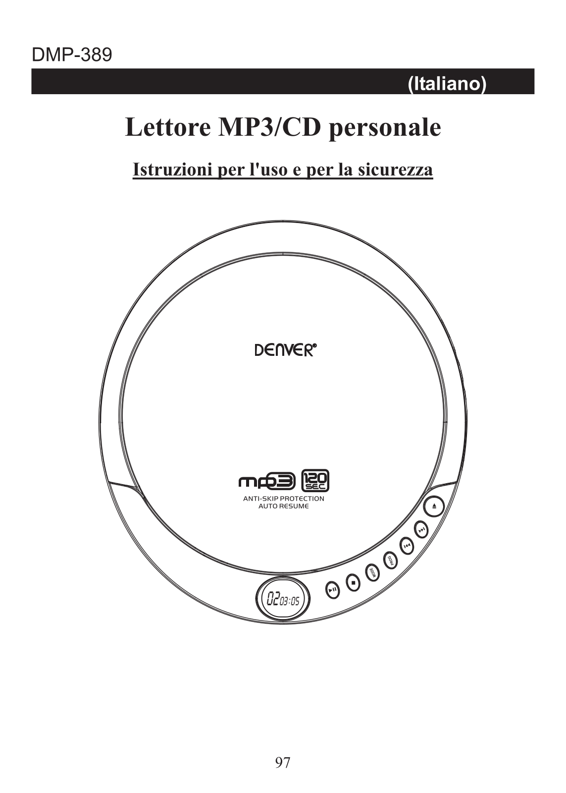 Denver DMP-389 User Guide