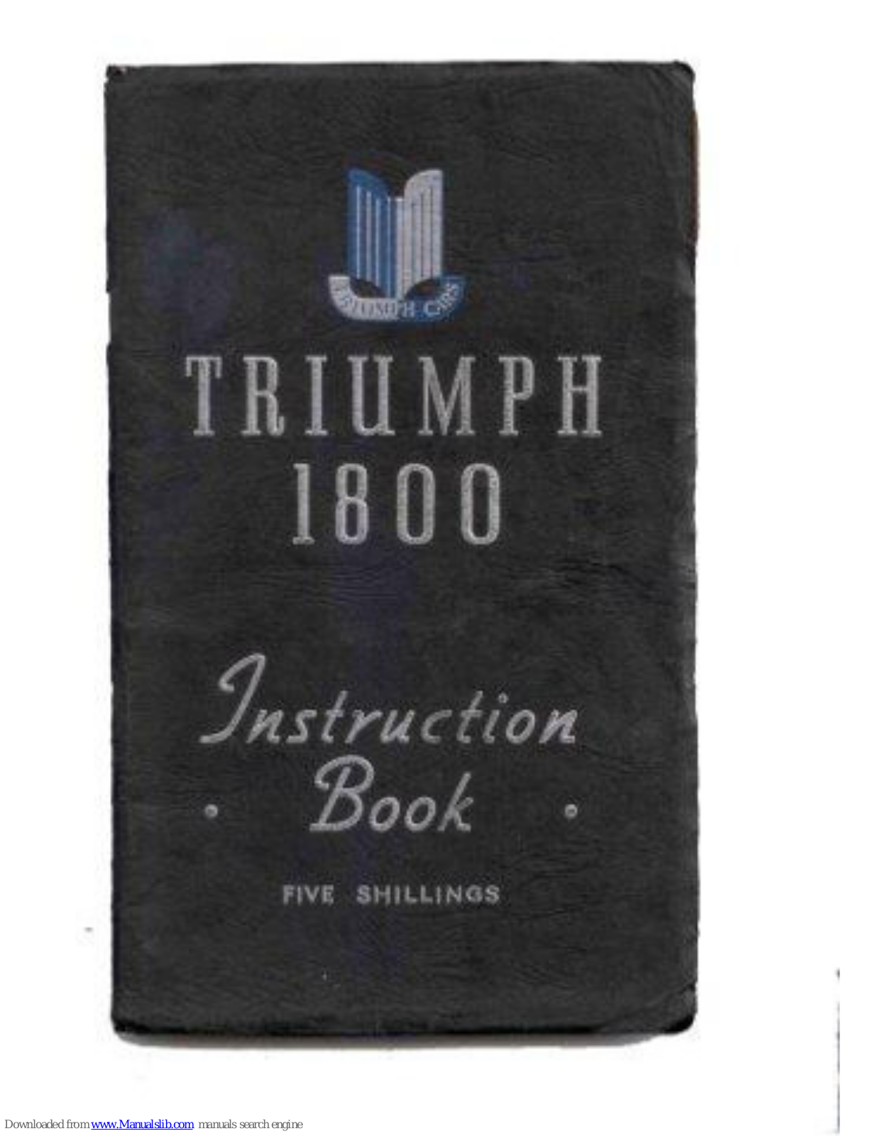 Triumph 1800 1951 Instruction Book