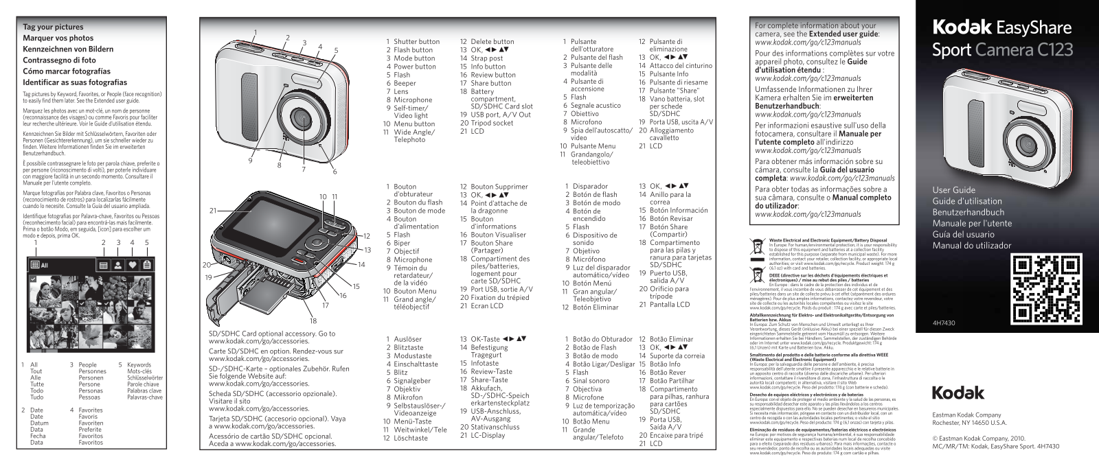 KODAK EasyShare Sport User Manual