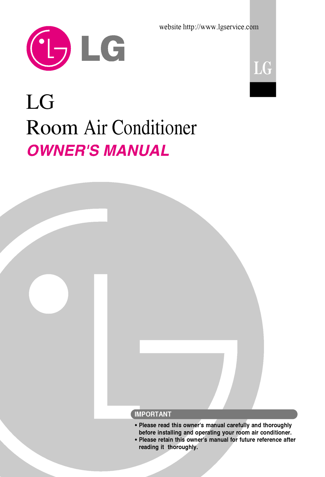 LG S24AHP-N55, S24AHP-U55, S09AHP, S18AHP-N55, S12AHP User Manual