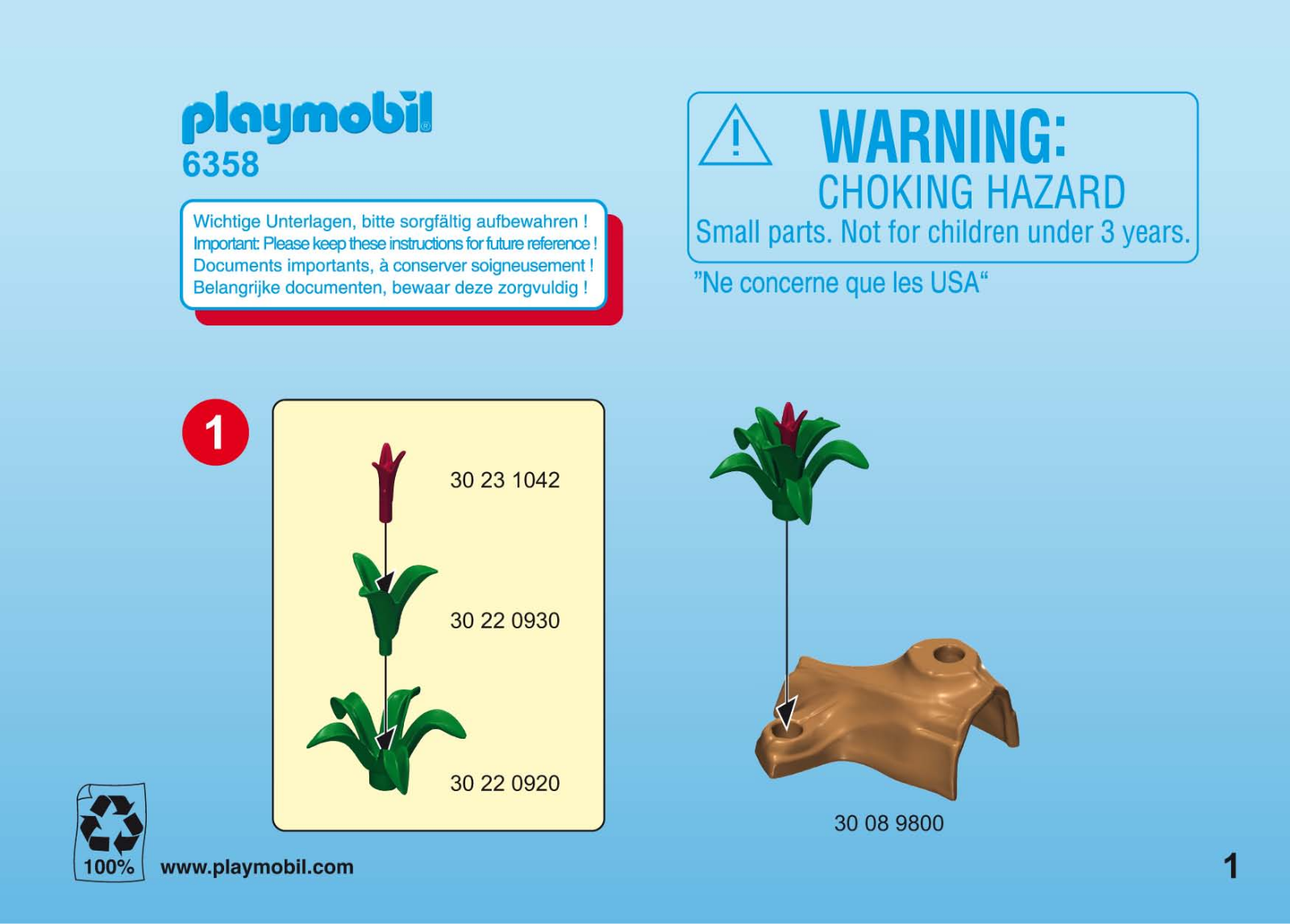 Playmobil 6358 Instructions