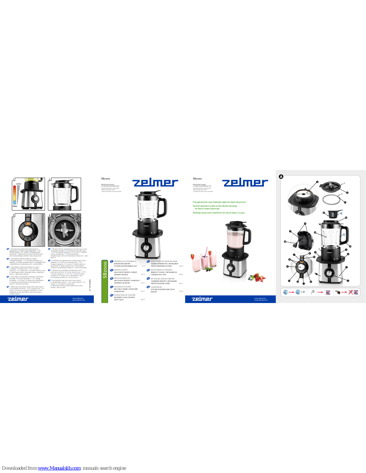 Zelmer SB2000 User Manual