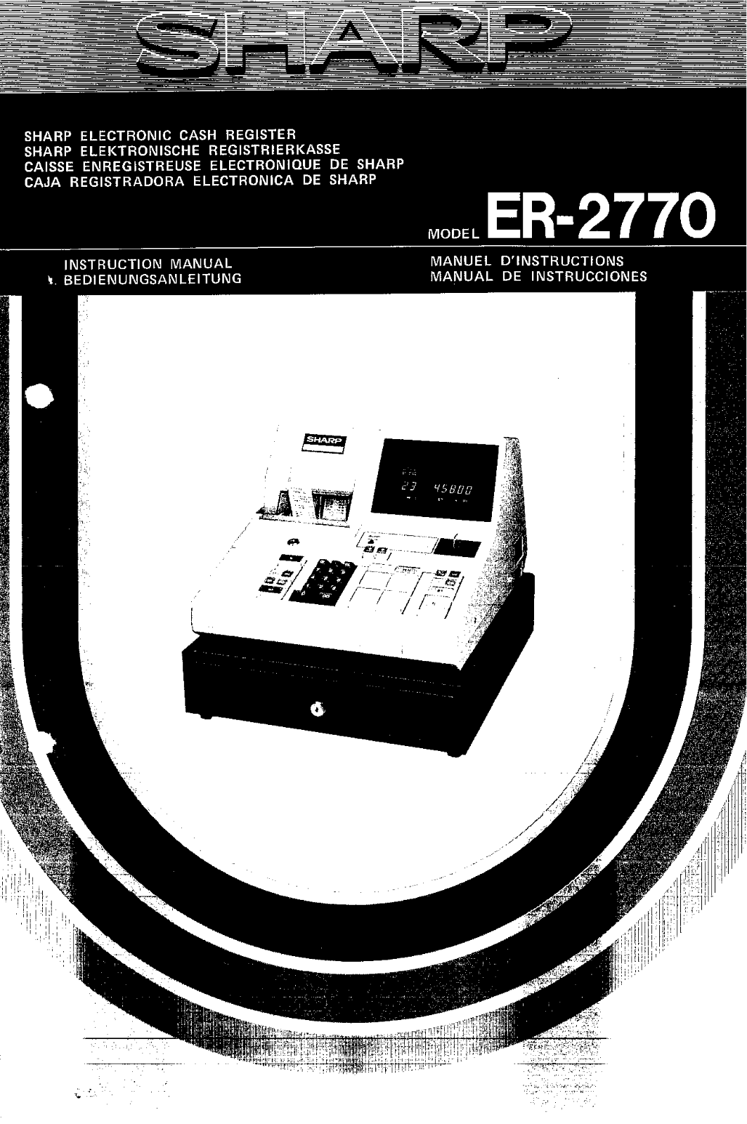 Sharp ER-2770 Operation Manual