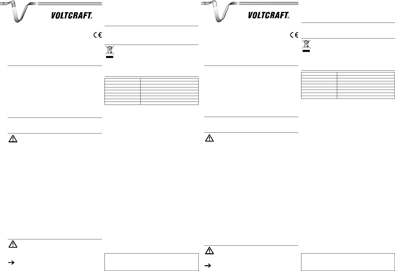 VOLTCRAFT SPS-800 Operating Instructions