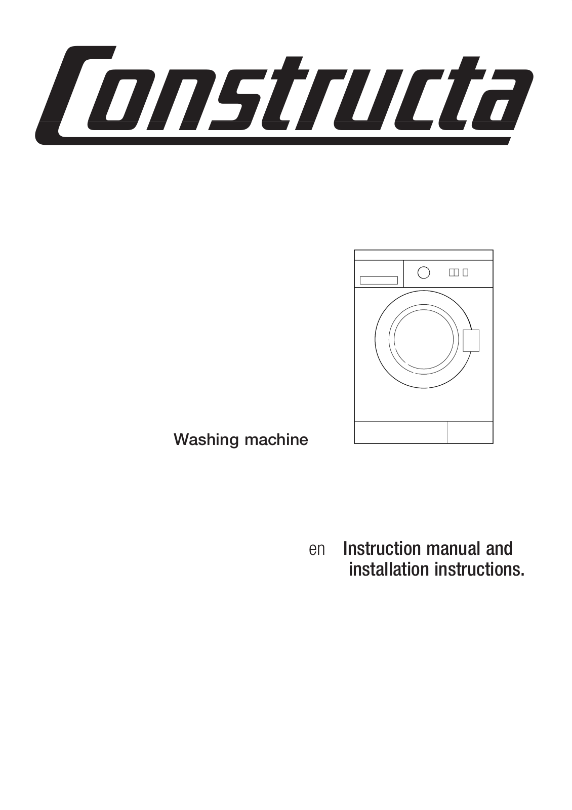 Constructa CWF12E260I User Manual