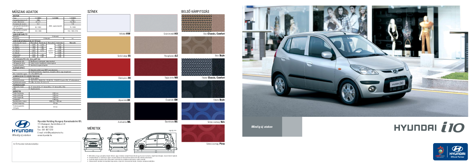 Hyundai I10 (2008) BROCHURE