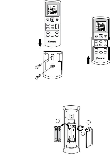 Daikin BRC52A61, BRC52A62, BRC52A63 Operation manuals