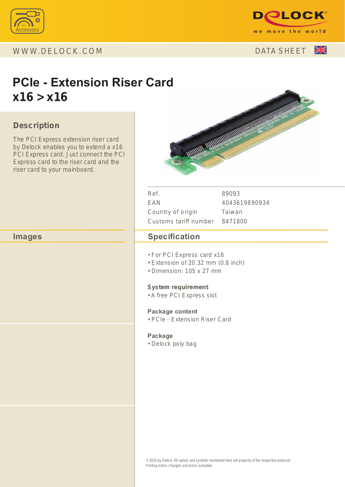 DeLOCK 89093 User Manual