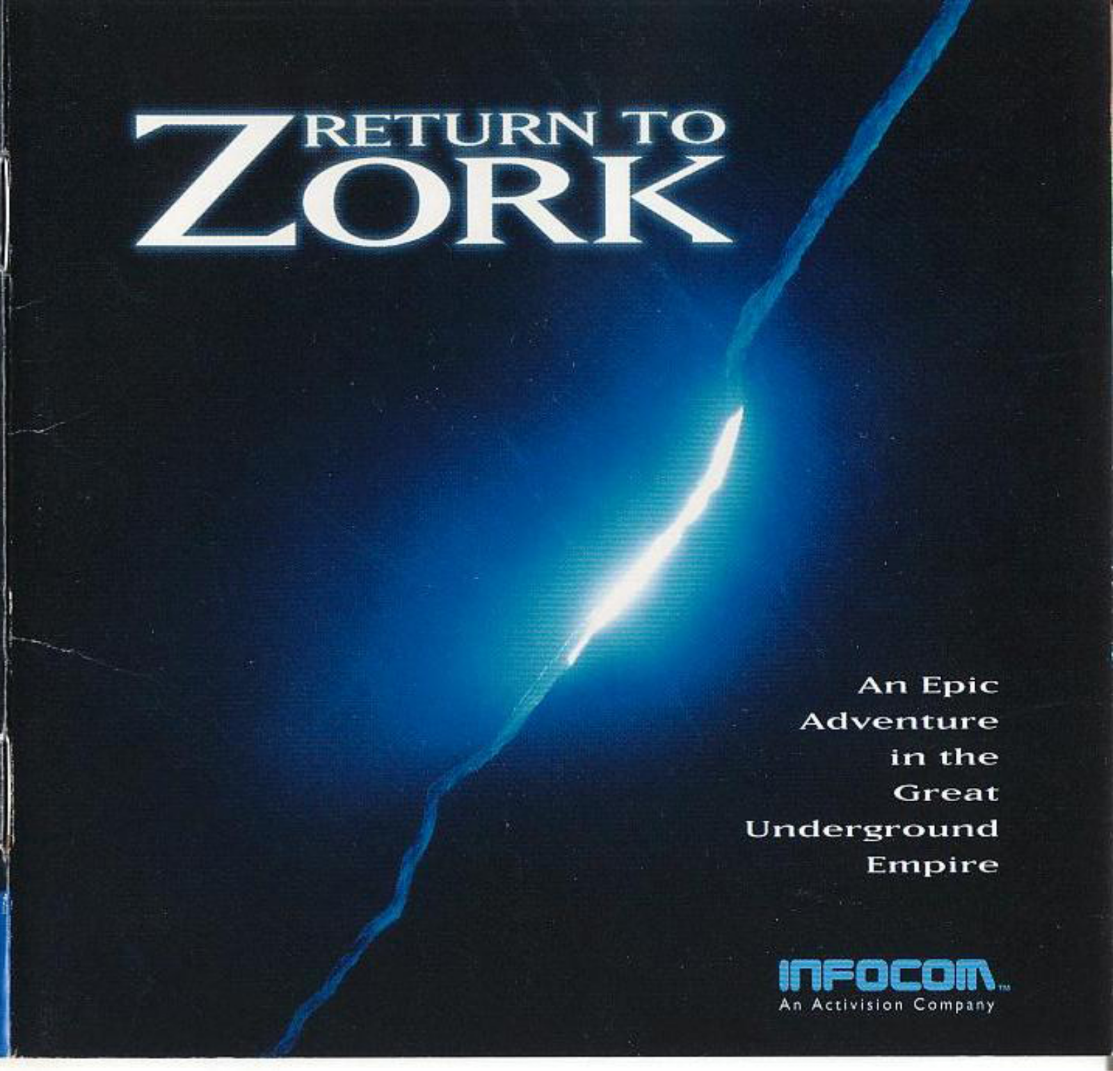 Games PC RETURN TO ZORK User Manual