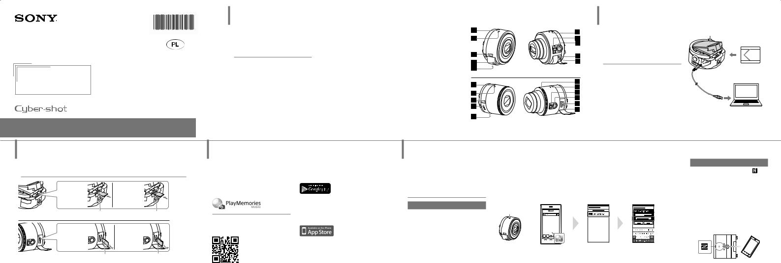 Sony DSC-QX10, DSC-QX100 Getting Started Guide