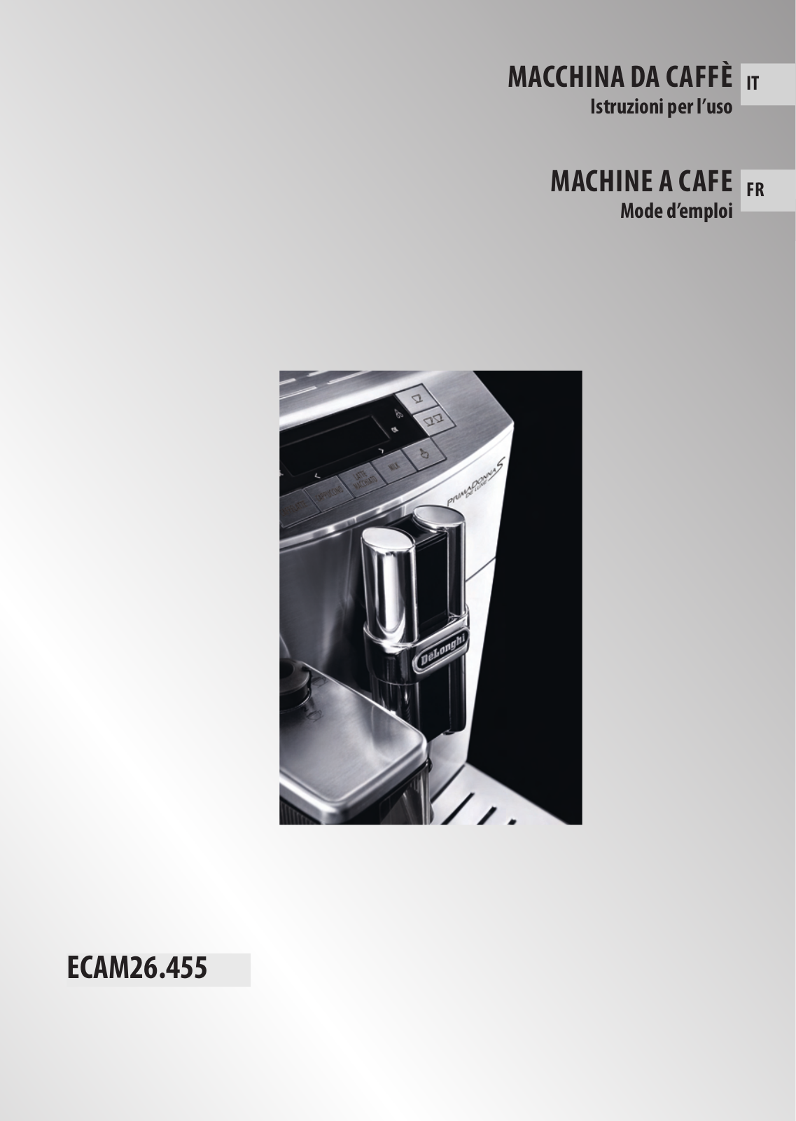 DELONGHI ESAM 26.455 M User Manual