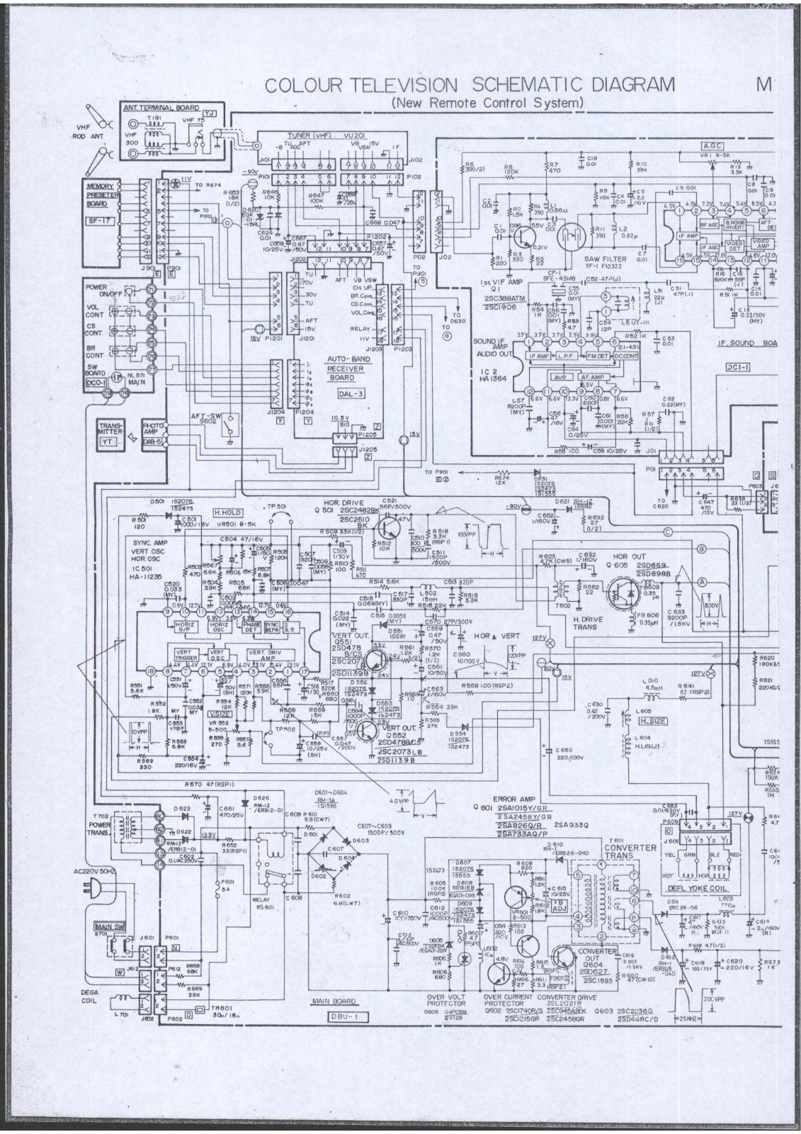 Noblex 14TC665 Schematic