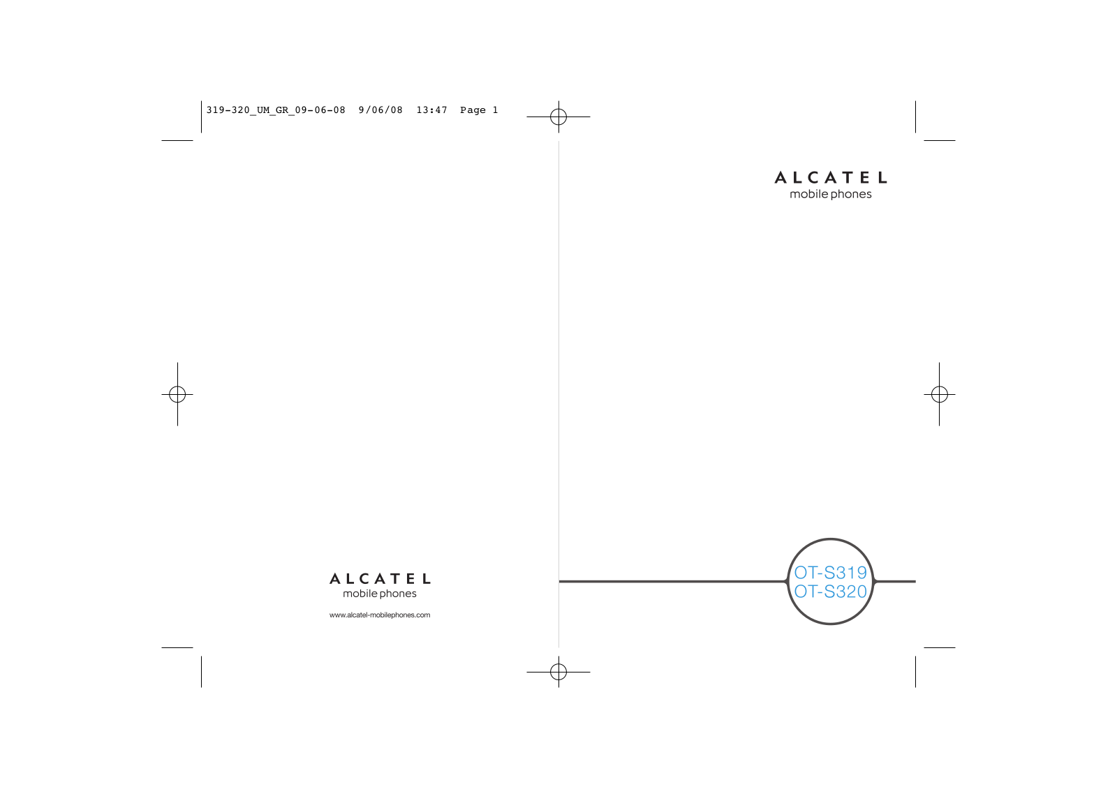 Alcatel OT-S319, OT-S320 User Manual