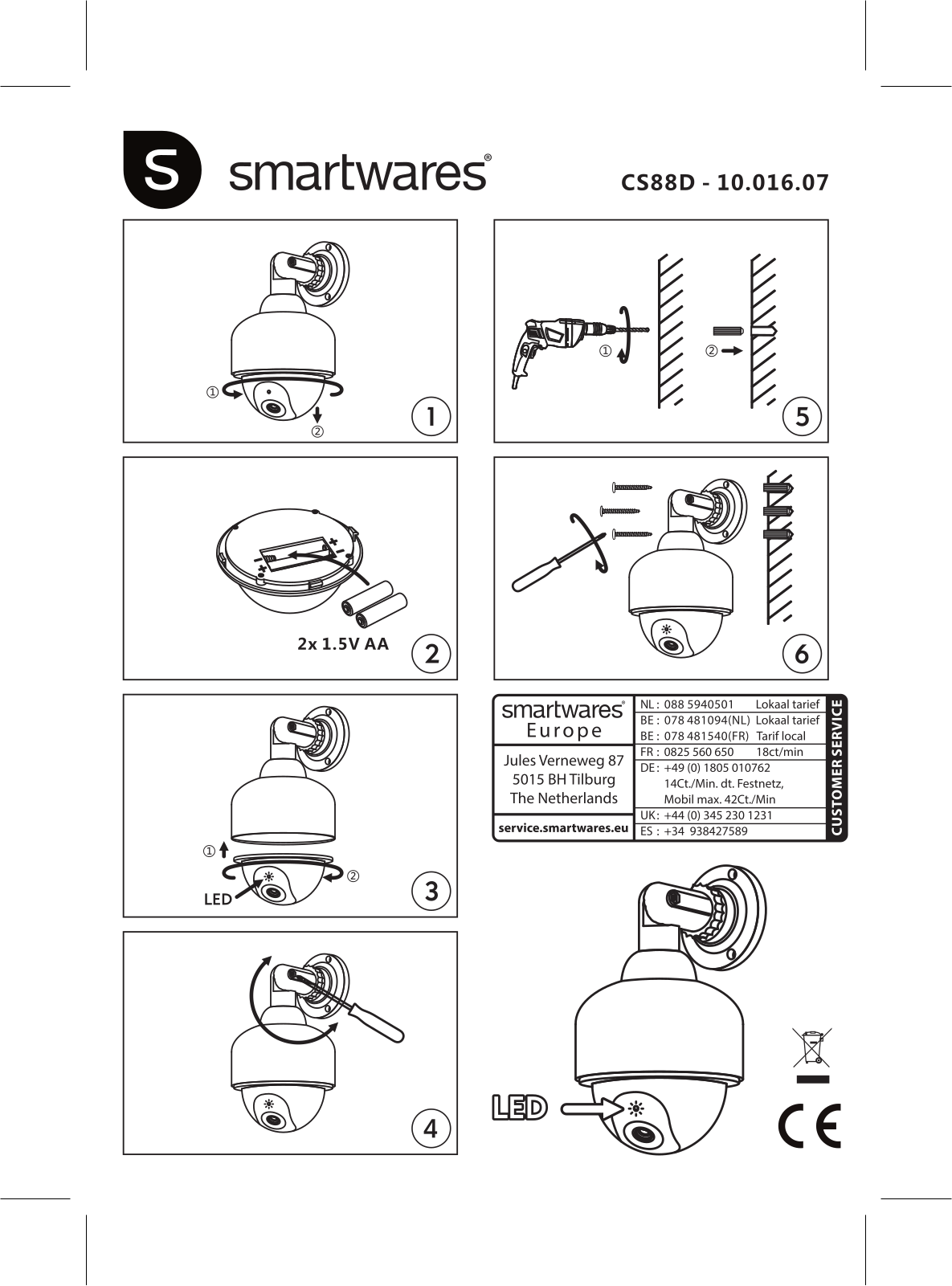 Smartwares CS88D User guide