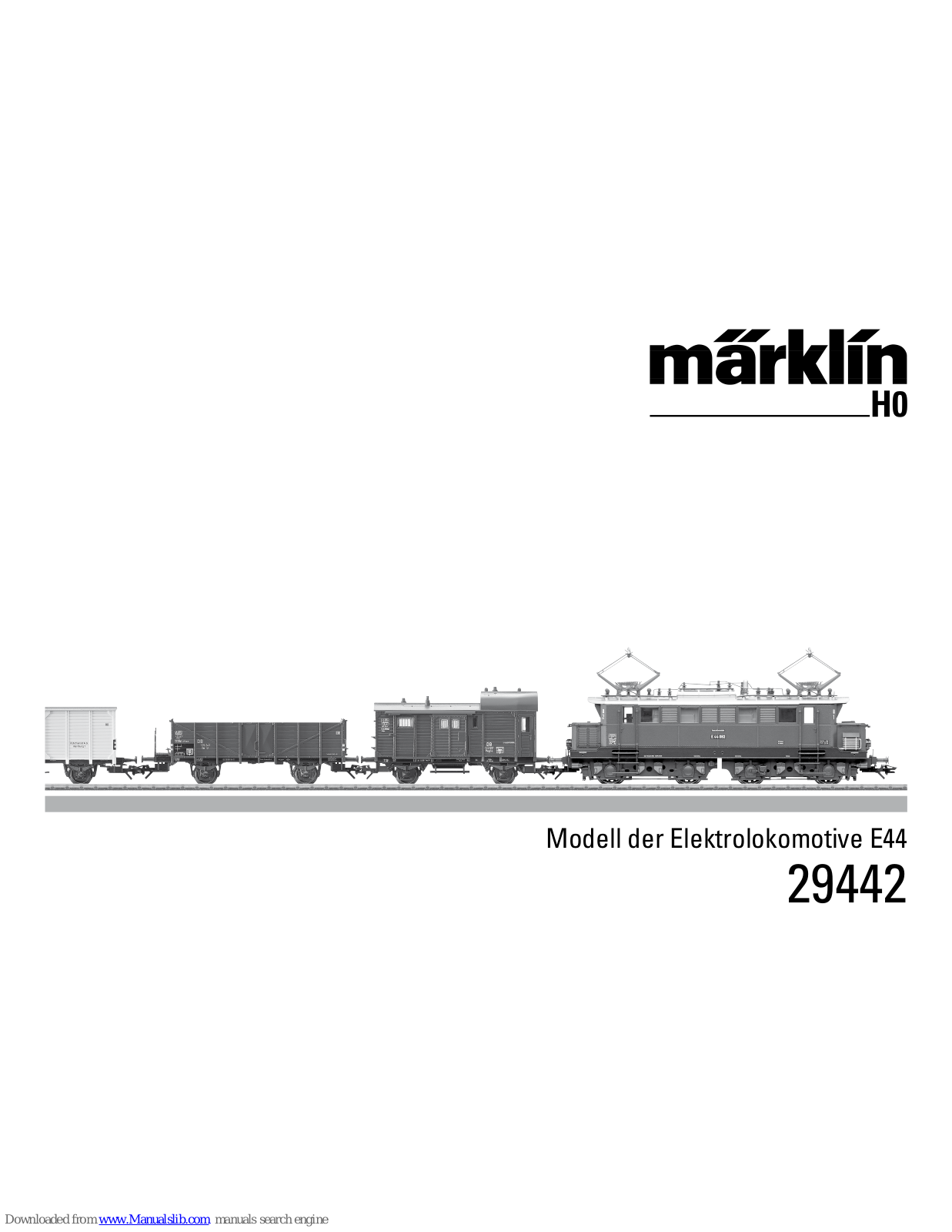 marklin 29442, 37442 User Manual