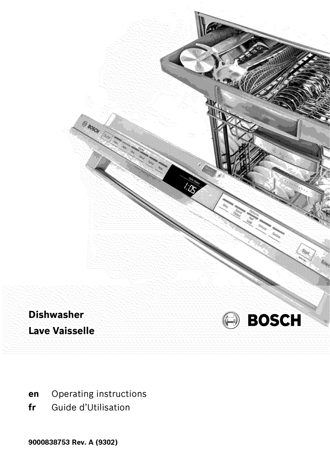 Bosch SHE7PT52UC/02, SHE7PT55UC/03, SHE7PT56UC/02, SHP7PT55UC/01, SHX7PT55UC/02 Owner’s Manual