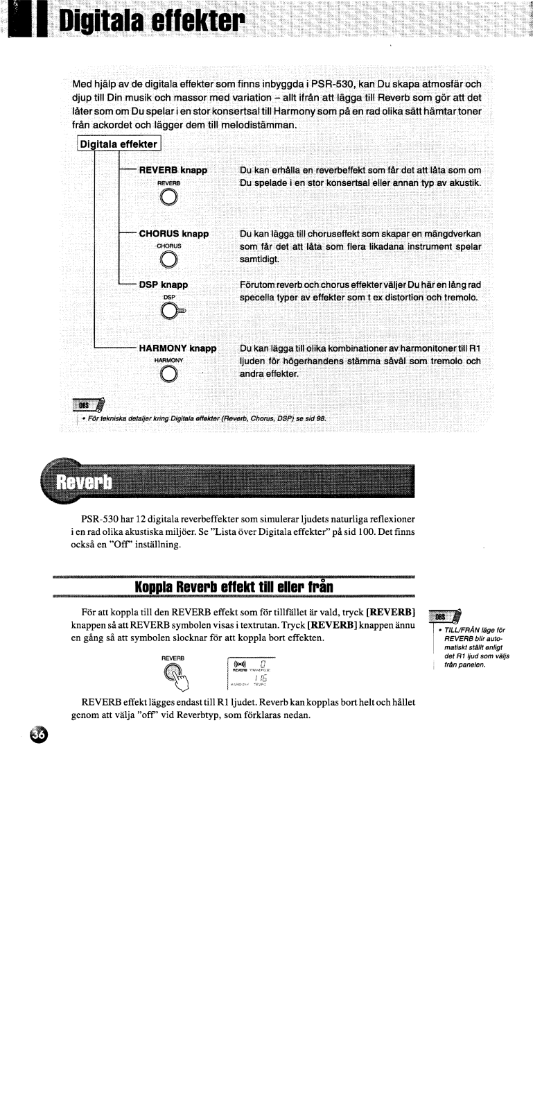 Yamaha PSR-530 User Manual