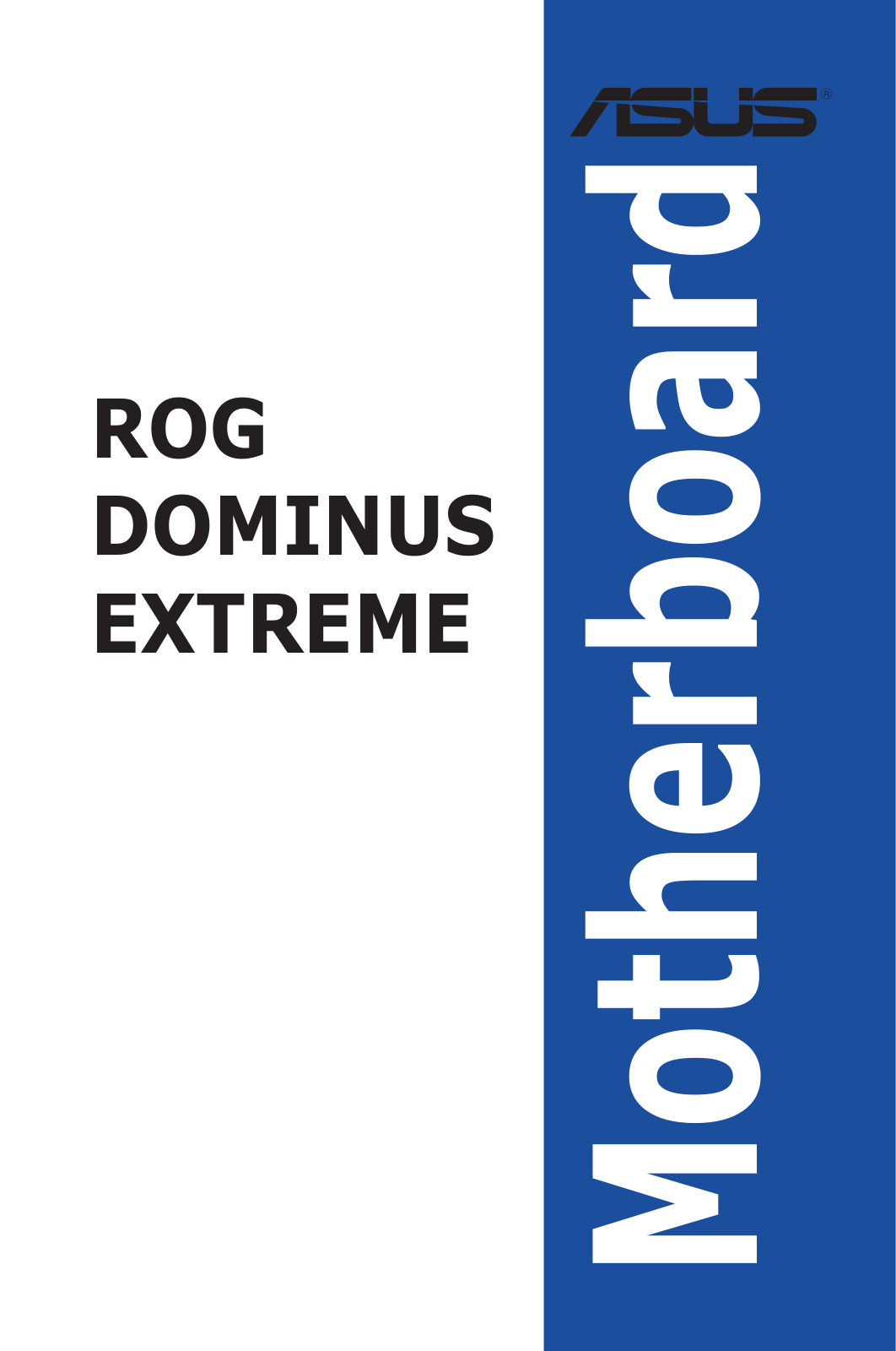 ASUS ROG Dominus extreme Service Manual