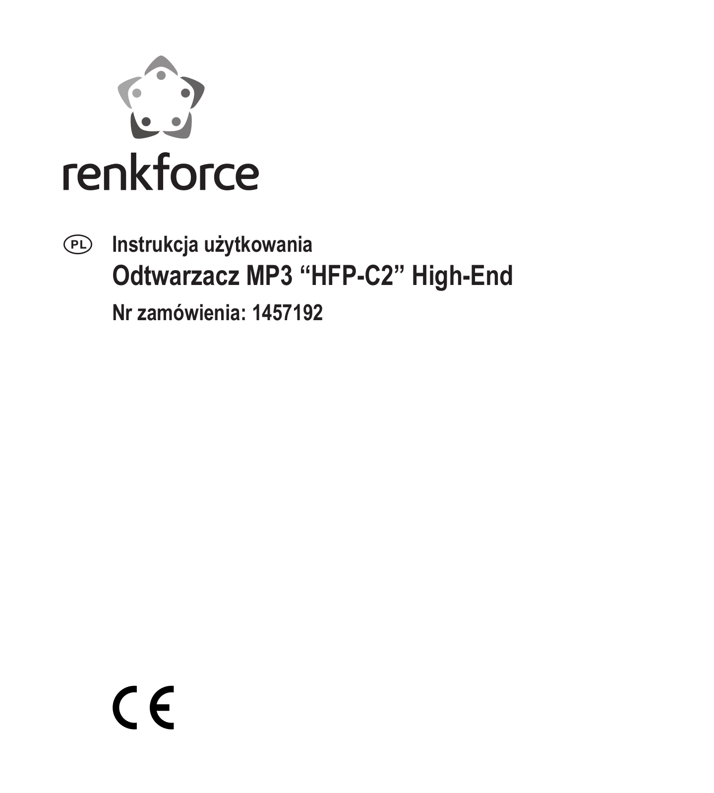 Renkforce 1457192 Operating Instructions