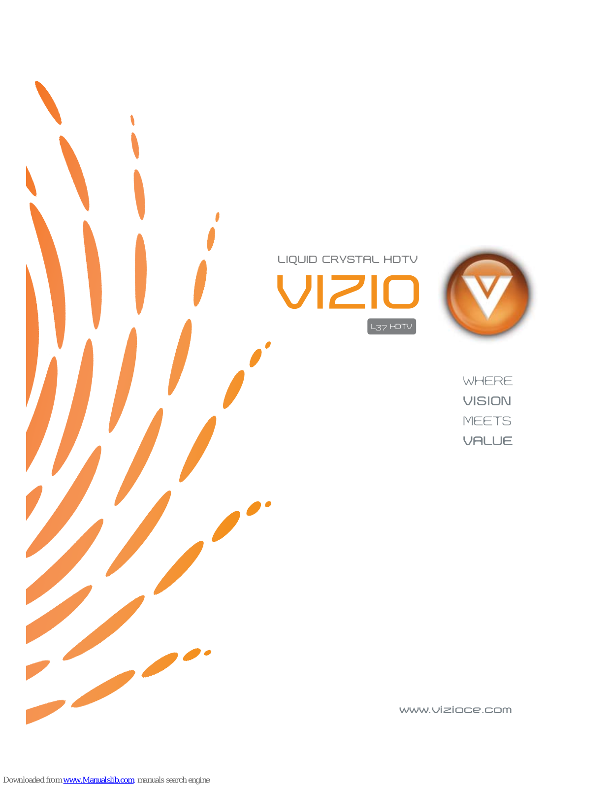 Vizio L37 HDTV User Manual