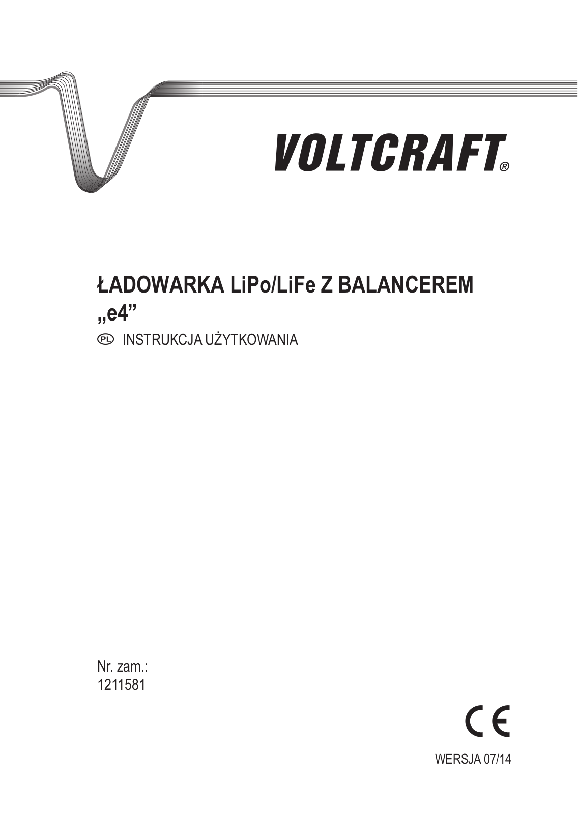 VOLTCRAFT e4 User guide