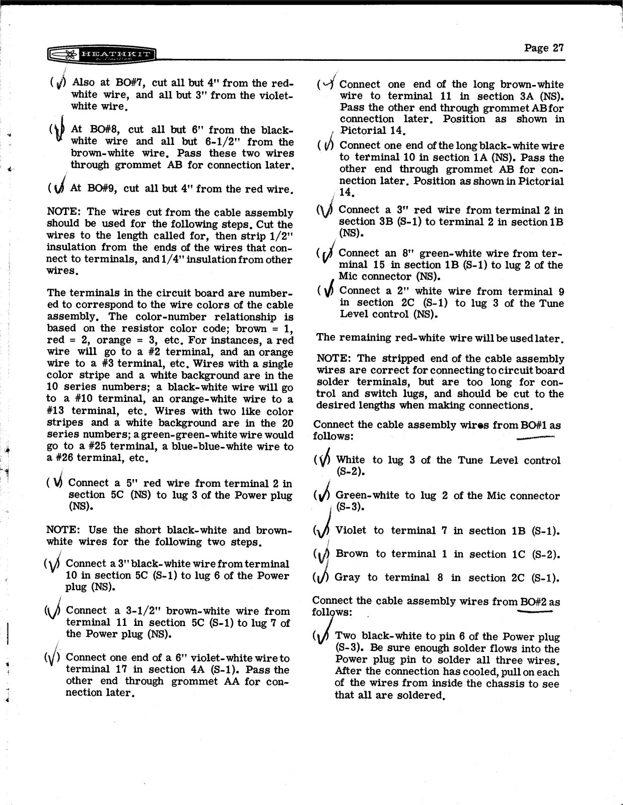 HEATHKIT HW-12a User Manual (PAGE 27)